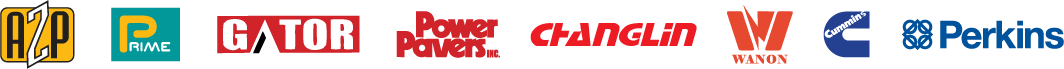 AZP, Prime, Gator, PowerPavers, Changlin, Wanon, Cummins, Perkins